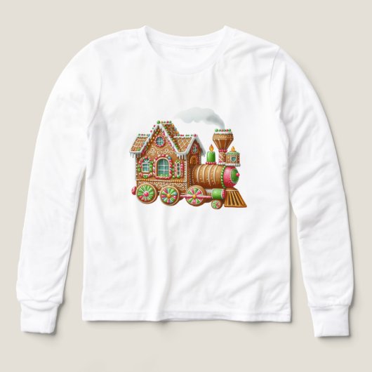 T-Shirt Kids’ Christmas Train T-Shirt (Voorkant)