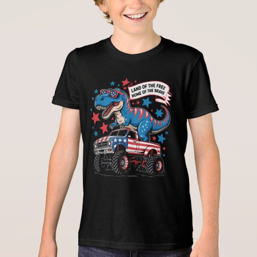 T-Shirt-Kids Patriottisch Tshirt (Voorkant)
