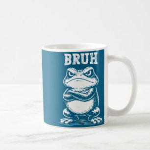 T-shirt Kikker Bruh Meme Sarcasme Dier Koffiemok