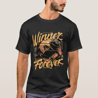 T-shirt Kikker | Winnaar voor altijd