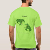 T-Shirt-kikkers uit liefde Ribbit T-shirt (Achterkant)