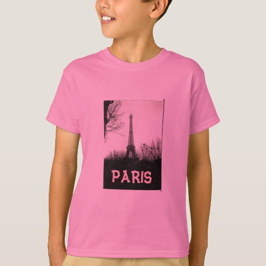 T-shirt, kind-/Eiffeltoren T-shirt (Voorkant)