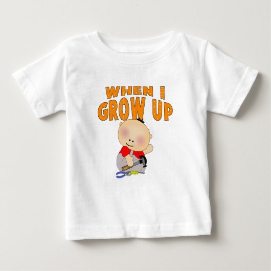 T-shirt Kinder Baby Boy Carpenter (Voorkant)