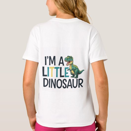 T-Shirt kinder dinosaurus ontwerp (Achterkant)