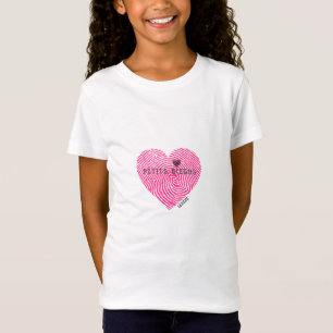 T Shirt Kinder Hart Franse petities bisous