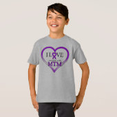 T-Shirt (Kinder) - Ik hou van iemand met MTM (Voorkant volledig)