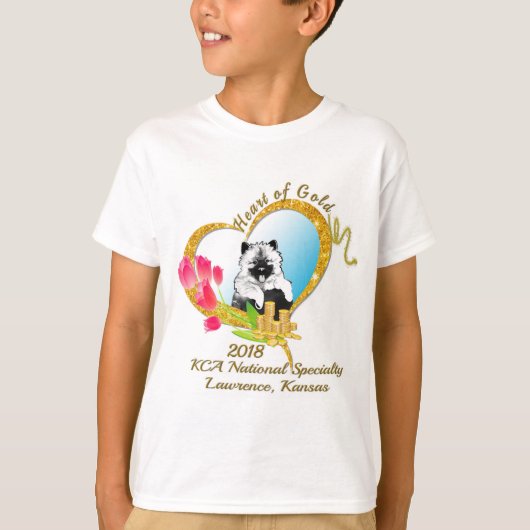 T-shirt Kinder T-shirt met Logo 2018 KCA National (Voorkant)