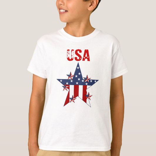 T-shirt Kinderen Boys Patriot Stars Nederland (Voorkant)