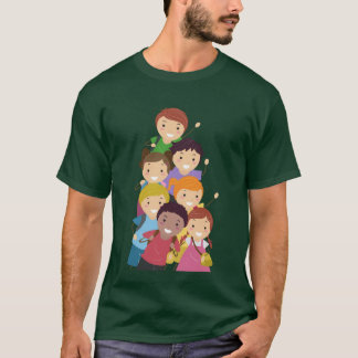 T-shirt kinderen genoten van het feest