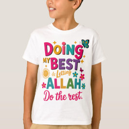 T-Shirt-Kinderen Islamitische Kleding. T-shirt