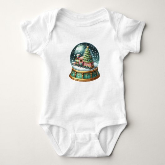 T-Shirt-Kinderen Kersttrein T-shirt (Voorkant)