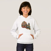 T-Shirt-Kinderen Kersttrein T-shirt (Voorkant volledig)