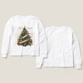 T-Shirt-Kinderen Prettig Kerstfeest (Voorkant /achterkant)