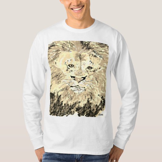 T-shirt King Of The Jungle (Voorkant)