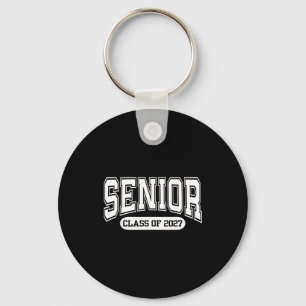 T-shirt klas 2027 afstudeer senior achterkant sleutelhanger