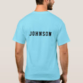 T-shirt 'Klas van MCMLXXVII' aanpasbaar (Achterkant)
