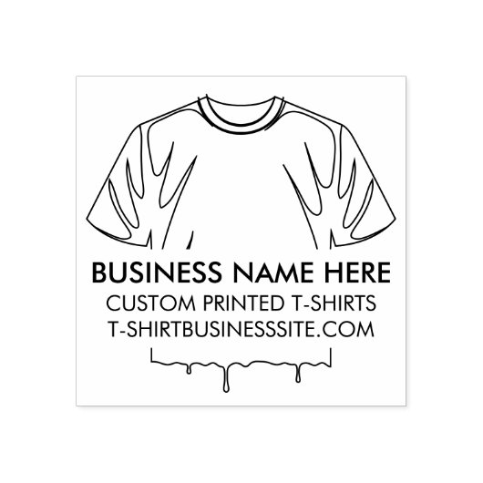 T-shirt kleding kleding kleding drukkerij rubberstempel (Afrduk)