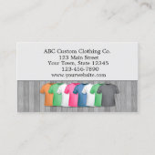 T-shirt Kledingwinkel Visitekaartje (Voorkant)