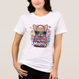 T-shirt 'Klein maar Moedig Chihuahua'