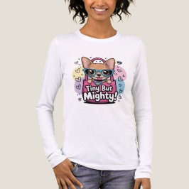 T-shirt 'Klein maar Moedig Chihuahua'
