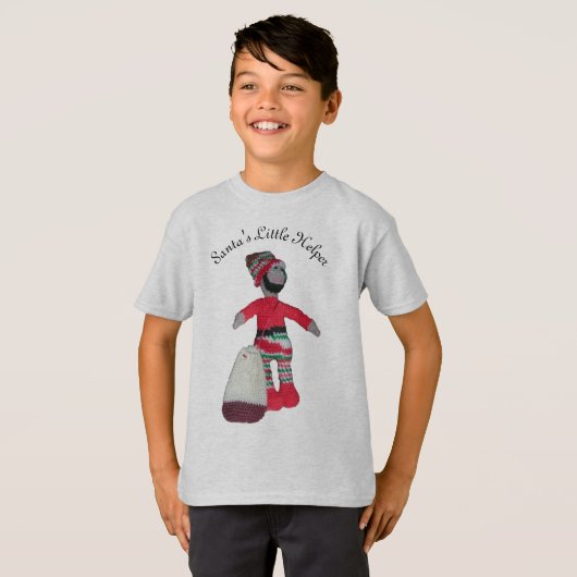 T-Shirt - Kleine Helper van de Kerstman (Voorkant volledig)