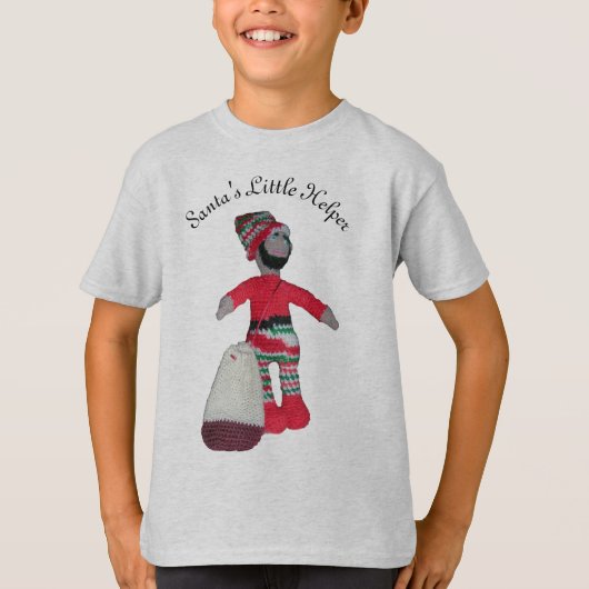 T-Shirt - Kleine Helper van de Kerstman (Voorkant)