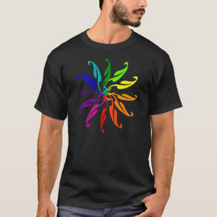 T-shirt - Kleurenwiel Bladeren