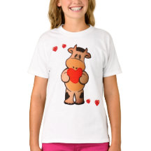 T-shirt koe vriend