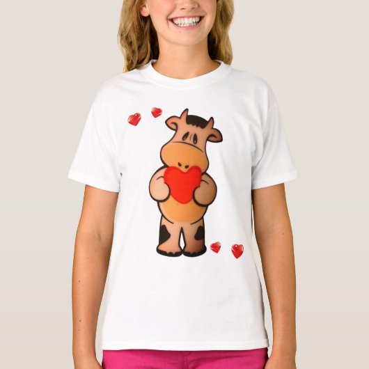 T-shirt koe vriend (Voorkant)