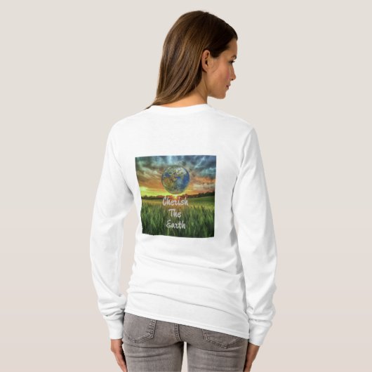 T-shirt - Koester de aarde (Achterkant volledig)