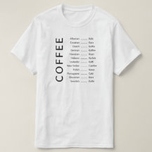 T-shirt - Koffietalen