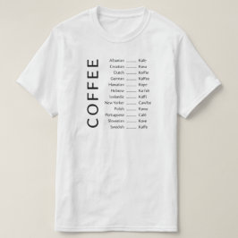 T-shirt - Koffietalen