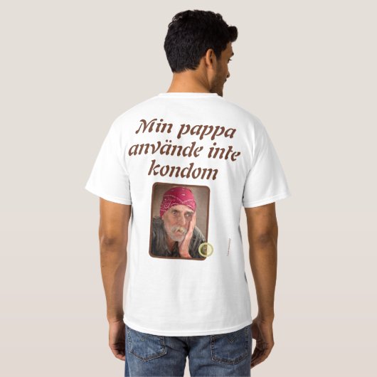 T-shirt — Kondom (Achterkant volledig)