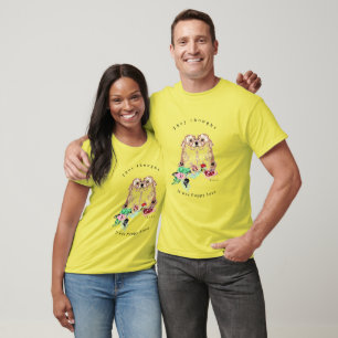 T-Shirt Koppel Puppy Liefde