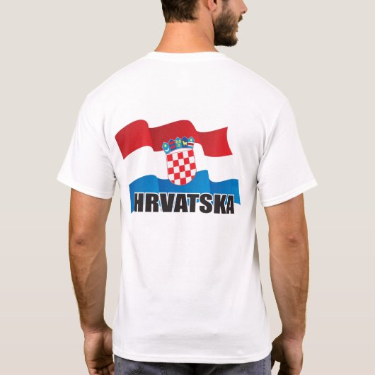 T-Shirt - Kroatië (Achterkant)