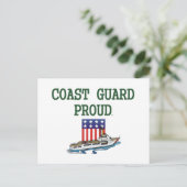 T-SHIRT kustwacht Briefkaart (Staand voorkant)