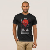 T-shirt kwaadaardige samoerai  (Voorkant volledig)