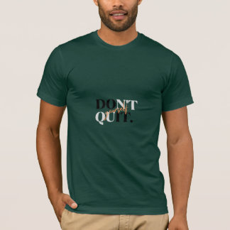 T-shirt laat je niet in de steek