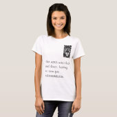 T-shirt: "Laat uw stijl los met onze minimalistisc T-shirt (Voorkant volledig)