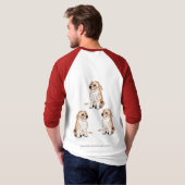 T-shirt : labrador reever (Achterkant volledig)