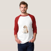 T-shirt : labrador reever (Voorkant volledig)