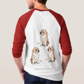 T-shirt : labrador reever (Achterkant)