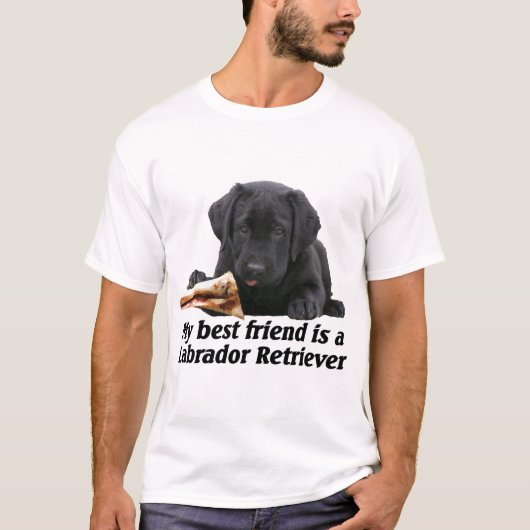 T-Shirt "Labrador retriever " (Voorkant)