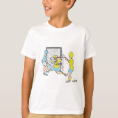 T-Shirt : Lacrosse Players . (Voorkant)
