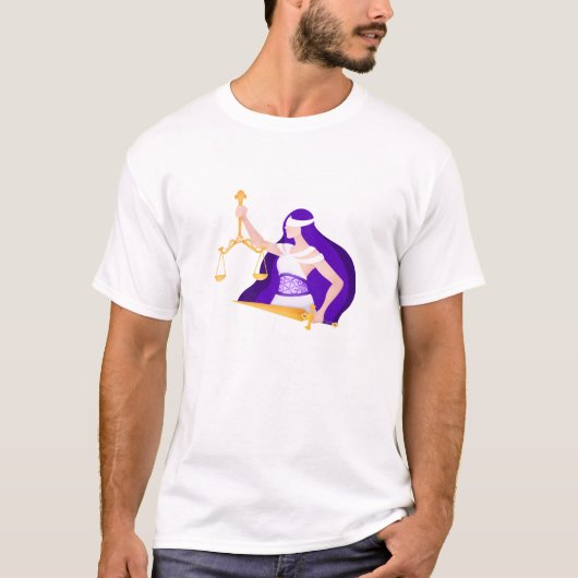 T-Shirt Lady Justice (Voorkant)