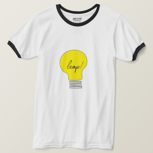 t shirt lamp cute4 (Design voorkant)