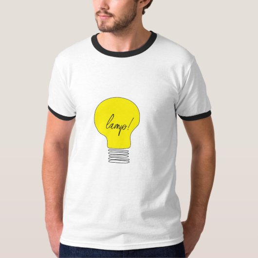 t shirt lamp cute4 (Voorkant)