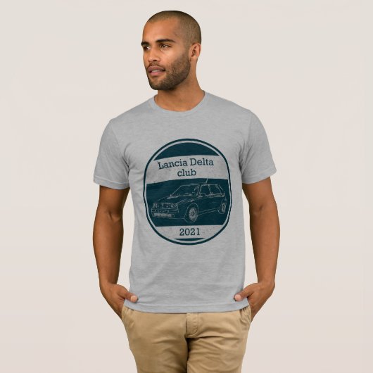 T-shirt Lancia Delta  (Voorkant volledig)