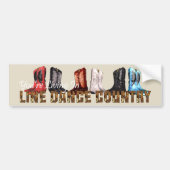 T-SHIRT Land Line Dance Bumpersticker (Voorkant)