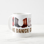 T-SHIRT Land Line Dance Koffiemok (Voorkant links)